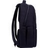 Зручний текстильний рюкзак під ноутбук чорного кольору Bagland (53587) - 2