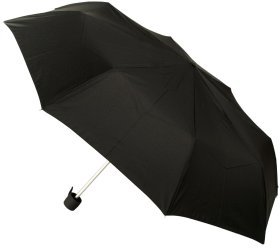 Зонт Fulton Minilite-1 L353 Black (круглый купол, классический черный цвет, UPF 30+) 93787