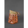 Светло-коричневая сумка из натуральной кожи на плечо BlankNote Пазл M (12761) - 7