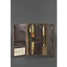 Темно-коричневый клатч-органайзер ручной работы из натуральной кожи BlankNote (12939) - 5