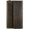 Темно-коричневый клатч-органайзер ручной работы из натуральной кожи BlankNote (12939) - 1