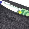 Великий жіночий гаманець із натуральної шкіри чорного кольору на блискавці Tony Bellucci (2421970) - 3