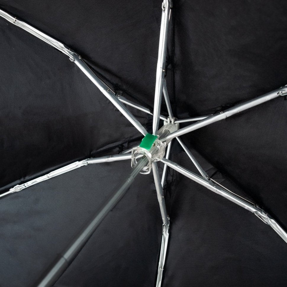 Женский складной зонт Fulton L501 Tiny-2 Glitter Stars Black (механика, ультракомпактный, черный с блестящими звездами) 94287 modnotak фото №9