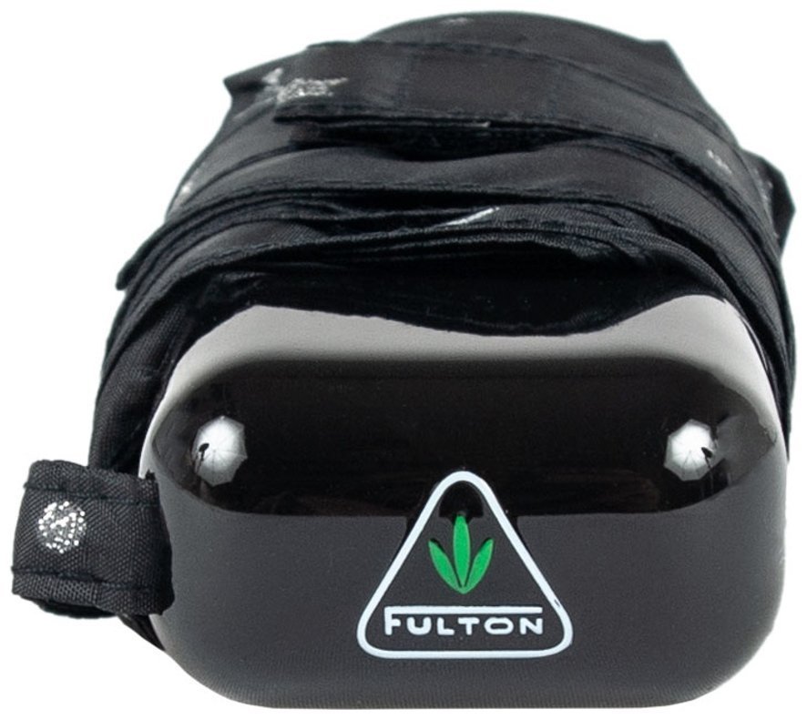 Женский складной зонт Fulton L501 Tiny-2 Glitter Stars Black (механика, ультракомпактный, черный с блестящими звездами) 94287 modnotak фото №11