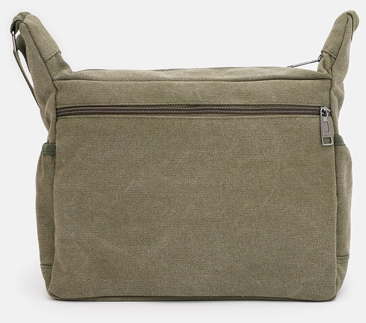 Мужская сумка мессенджер из качественного текстиля через плечо Monsen 104487 зеленого цвета фото №3 Мужская сумка мессенджер из качественного текстиля через плечо Monsen 104487 зеленого цвета modnotak фото №3