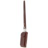 Мини-сумка для смартфона из натуральной гладкой кожи на молнии Ashwood T80 коричневого цвета 94487 фото №2 Мини-сумка для смартфона из натуральной гладкой кожи на молнии Ashwood T80 коричневого цвета 94487 modnotak фото - 2