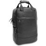 Вместительный мужской рюкзак для города из черного кожзама Monsen 64887 - 1