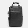 Вместительный мужской рюкзак для города из черного кожзама Monsen 64887 - 2