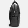 Вместительный мужской рюкзак для города из черного кожзама Monsen 64887 - 4