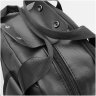 Вместительный мужской рюкзак для города из черного кожзама Monsen 64887 - 5