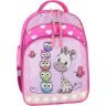 Школьный текстильный рюкзак в малиновом цвете с принтом Bagland (55387) - 1