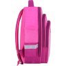 Школьный текстильный рюкзак в малиновом цвете с принтом Bagland (55387) - 3