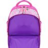 Школьный текстильный рюкзак в малиновом цвете с принтом Bagland (55387) - 6