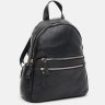 Женский черный рюкзак для города из натуральной кожи флотар Borsa Leather (56287) - 2