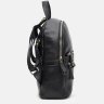 Женский черный рюкзак для города из натуральной кожи флотар Borsa Leather (56287) - 4