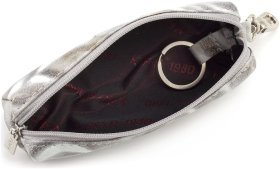 Женская разноцветная ключница из натуральной кожи на молнии Karya 67487