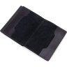 Шкіряна обкладинка під автодокументи у чорному кольорі Grande Pelle 67787 - 2