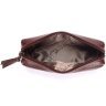 Небольшая косметичка из фактурной кожи коричневого цвета на молнии Hammonds Flycatcher UC501 107987 modnotak фото - 3