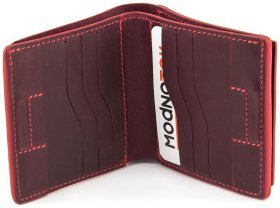 Женский винтажный кошелек цвета марсала Grande Pelle (13018)