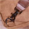 Вертикальная мужская сумка-слинг из коричневого текстиля Vintage 2422191 - 10