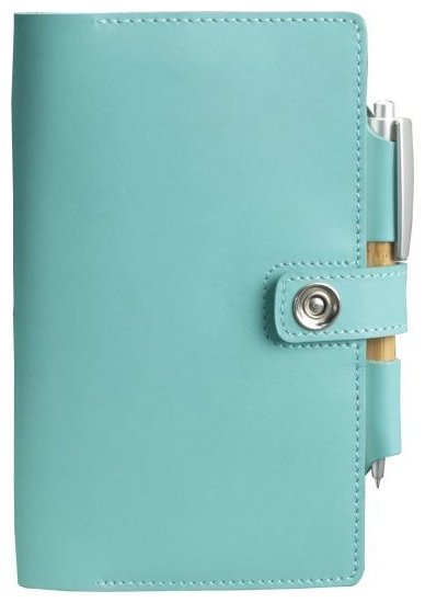 Женский кожаный блокнот (Софт-бук) бирюзового цвета BlankNote 78587 modnotak фото №1