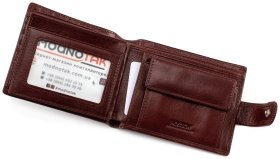 Шкіряне чоловіче портмоне на кнопці BOSTON (16716)