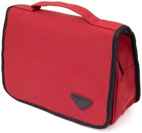 Містка сумка-органайзер з якісного текстилю Vintage 2420658 Малинова