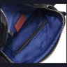 Чорна чоловіча шкіряна сумка на плече невеликого розміру Visconti Riley 69187 - 9