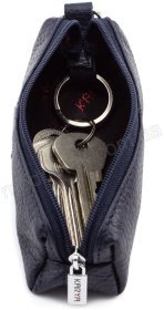 Кожаная ключница синего цвета KARYA (436-44)