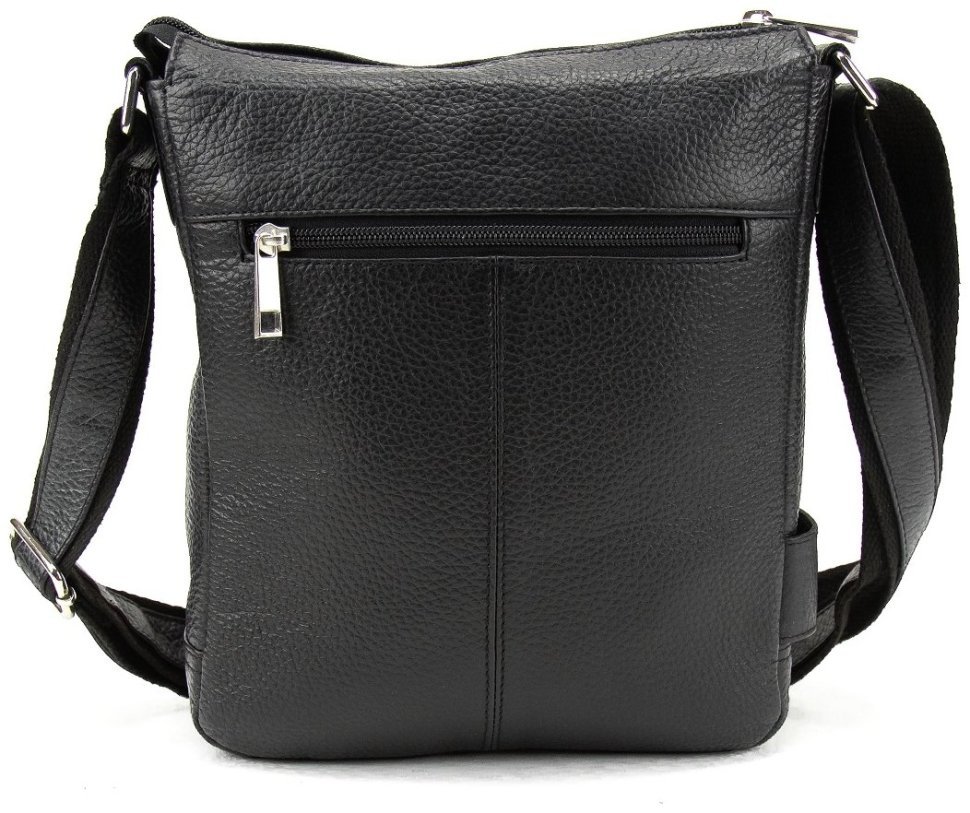 Кожаная мужская сумка через плечо Tavinchi 90788 Черная фото №4 Кожаная мужская сумка через плечо Tavinchi 90788 Черная modnotak фото №4