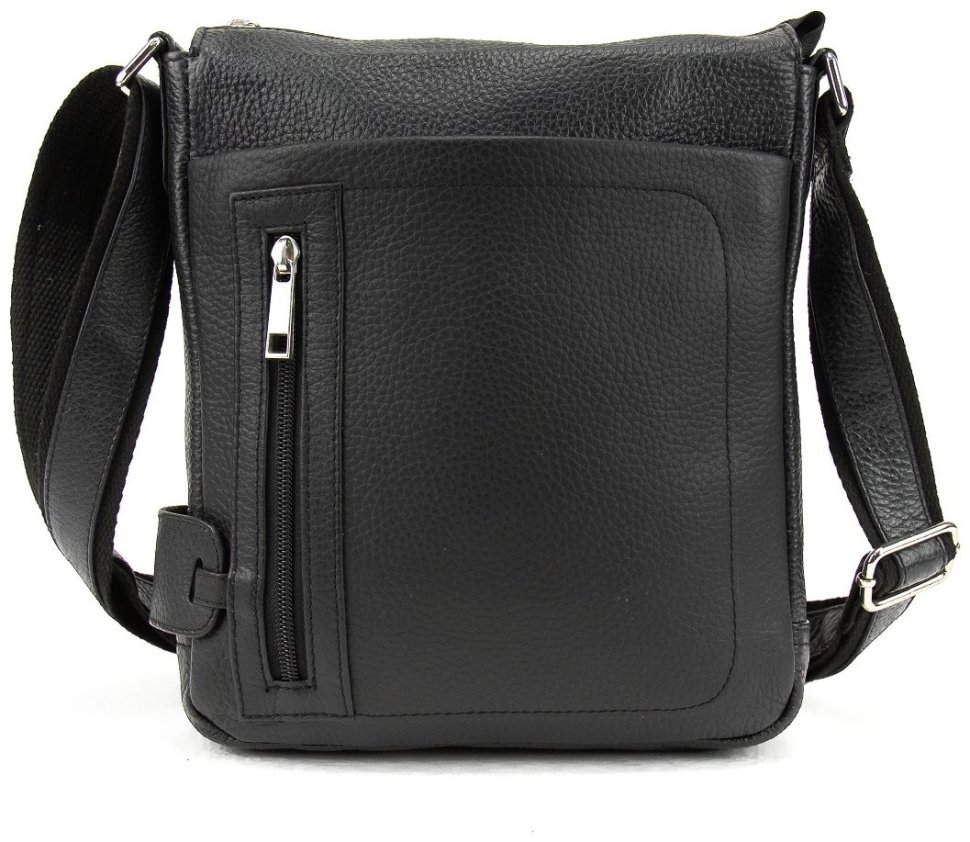 Кожаная мужская сумка через плечо Tavinchi 90788 Черная фото №6 Кожаная мужская сумка через плечо Tavinchi 90788 Черная modnotak фото №6