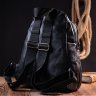 Вместительный женский рюкзак из черной эко-кожи Vintage (18717) - 8