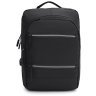 Чоловічий тексильний рюкзак чорного кольору із відсіком для ноутбука Monsen 71588 - 1