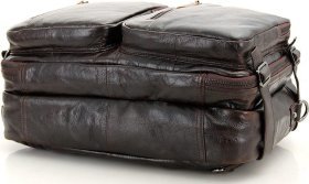 Оригинальная мужская сумка трансформер коричневого цвета VINTAGE STYLE (14106)