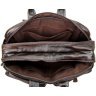 Оригінальна чоловіча сумка трансформер коричневого кольору VINTAGE STYLE (14106) - 10