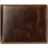 Компактное мужское портмоне из натуральной кожи без застежки Vintage (20240) - 1