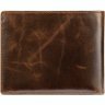 Компактное мужское портмоне из натуральной кожи без застежки Vintage (20240) - 10