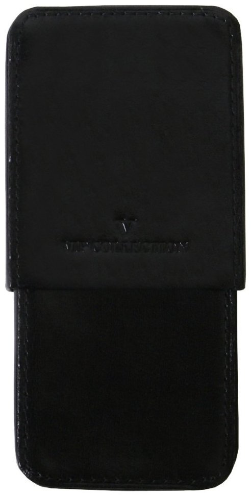 Шкіряна компактна візитниця Newport чорного кольору Vip Collection 102588 modnotak фото №2