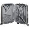 Серебристый чемодан Galaxy из поликарбоната на 66-78 л Vip Collection 102688 modnotak фото - 4