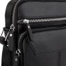 Мужская сумка-барсетка через плечо из натуральной черной кожи Tiding Bag (21853) - 6