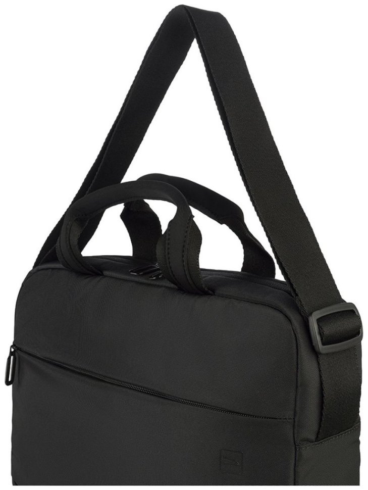 Компактная текстильная сумка через плечо с отделением для ноутбука до 14" Tucano Global 2 черного цвета 103588 фото №4 Компактная текстильная сумка через плечо с отделением для ноутбука до 14" Tucano Global 2 черного цвета 103588 modnotak фото №4