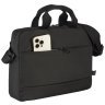 Компактная текстильная сумка через плечо с отделением для ноутбука до 14" Tucano Global 2 черного цвета 103588 фото №5 Компактная текстильная сумка через плечо с отделением для ноутбука до 14" Tucano Global 2 черного цвета 103588 modnotak фото - 5