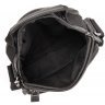 Компактная мужская сумка-барсетка из зернистой кожи черного цвета Allan Marco (15830) - 4