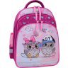 Малиновый школьный рюкзак для девочек с совами Bagland (53688) - 1