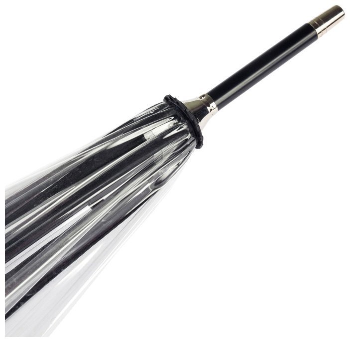 Зонт-трость женский Fulton Birdcage-2 Luxe L866 Photo Rose (механика, прозрачный с принтом роз) 93888 modnotak фото №7