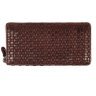 Женский кошелек среднего размера из натуральной кожи с плетением Ashwood D81 94088 (коричневого цвета) фото №1 Женский кошелек среднего размера из натуральной кожи с плетением Ashwood D81 94088 (коричневого цвета) modnotak фото - 1