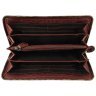 Женский кошелек среднего размера из натуральной кожи с плетением Ashwood D81 94088 (коричневого цвета) фото №5 Женский кошелек среднего размера из натуральной кожи с плетением Ashwood D81 94088 (коричневого цвета) modnotak фото - 5
