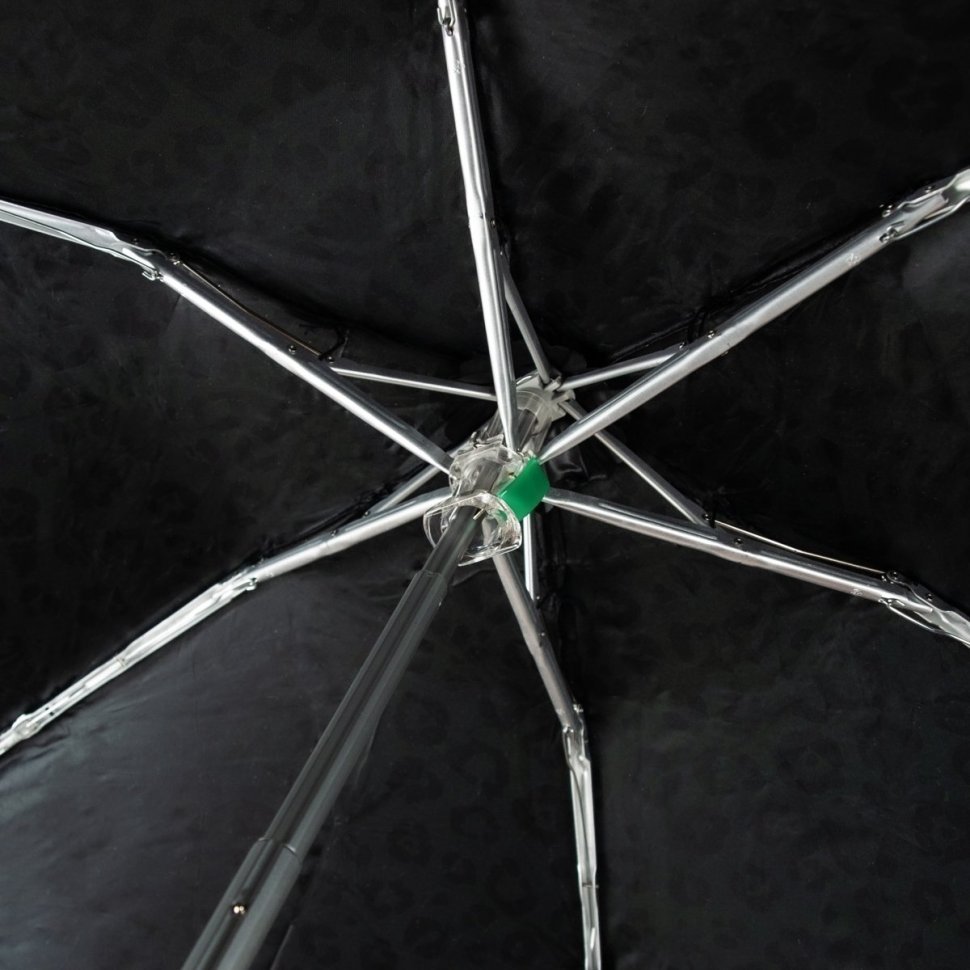 Мини-зонт женский Fulton L501-041116 Tiny-2 Iridescent Leopard (Черный с принтом радужного леопарда, механика) 94288 modnotak фото №9