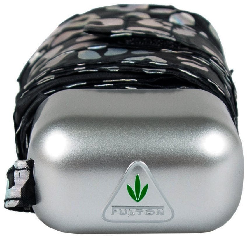 Мини-зонт женский Fulton L501-041116 Tiny-2 Iridescent Leopard (Черный с принтом радужного леопарда, механика) 94288 modnotak фото №11