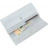 Шкіряний гаманець в ніжно-сірому кольорі з монетницьою Tony Bellucci (10827) - 2